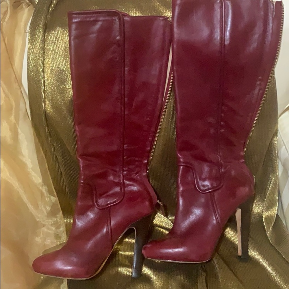 Diane von Furstenberg leather boots